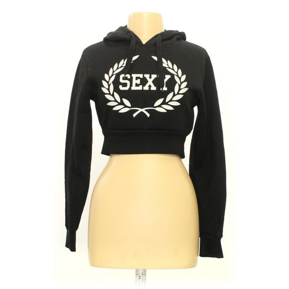 TRUE ROCK SEXY CROPPED HOODIE LARGE